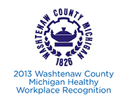 2013 Washtenaw County Michigan Healthy Workplace Recognition